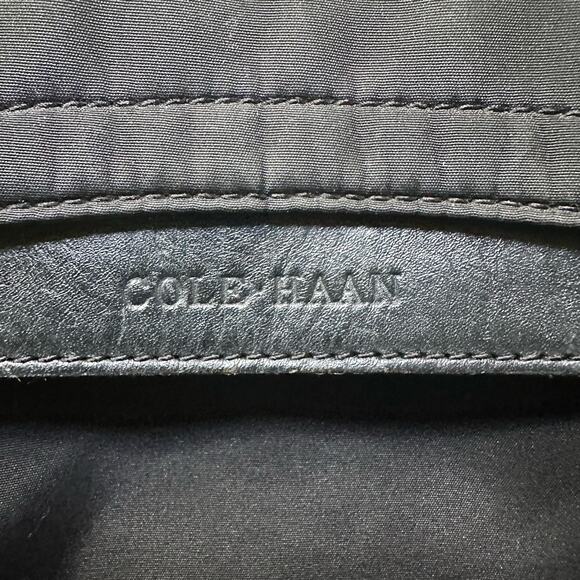 Cole Haan Mini Backpack With Hidden Back Zipper Pocket Nylon Leather‎ Trim - Picture 2 of 11